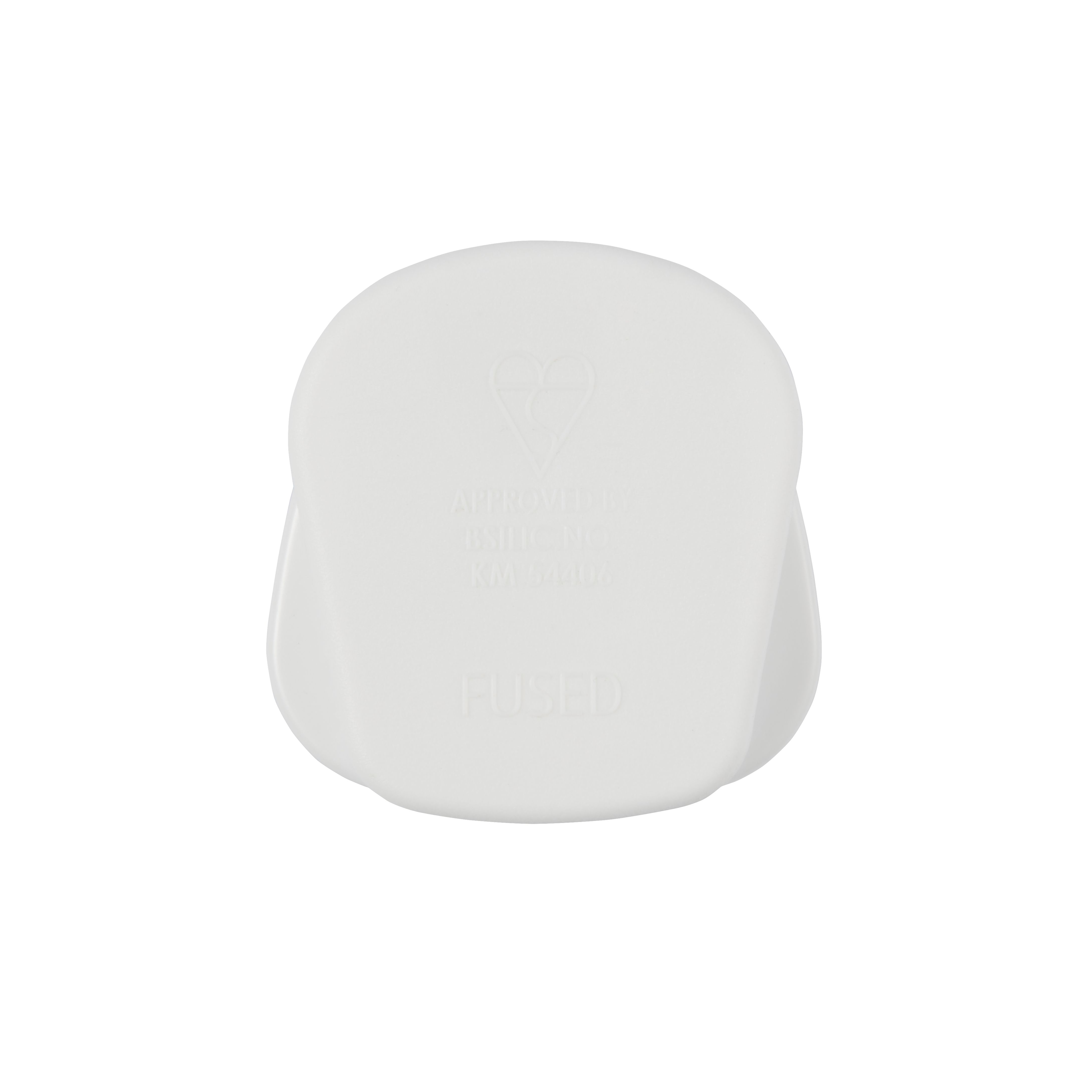 Diall 13A White Plug