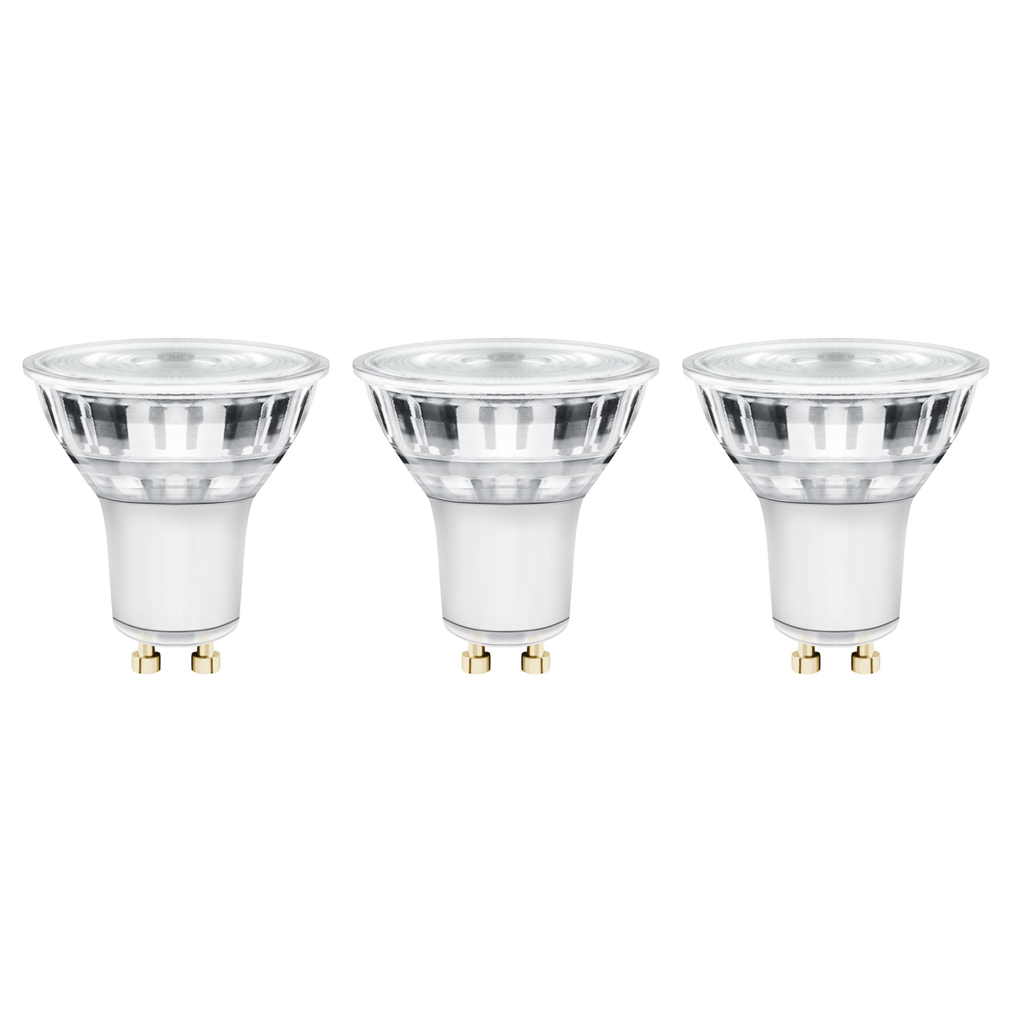 Diall 2.4W 230lm Clear Reflector spot Warm white LED Light bulb, Pack of 3