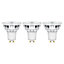 Diall 3.6W 345lm Clear Reflector spot Neutral white LED Light bulb, Pack of 3