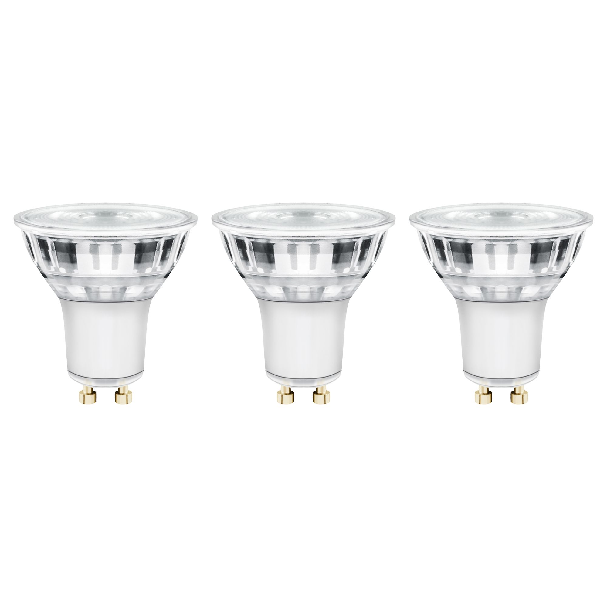 Diall 3.6W 345lm Clear Reflector spot Warm white LED Dimmable Light bulb, Pack of 3