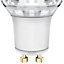 Diall 3.6W 345lm Clear Reflector spot Warm white LED Dimmable Light bulb, Pack of 3