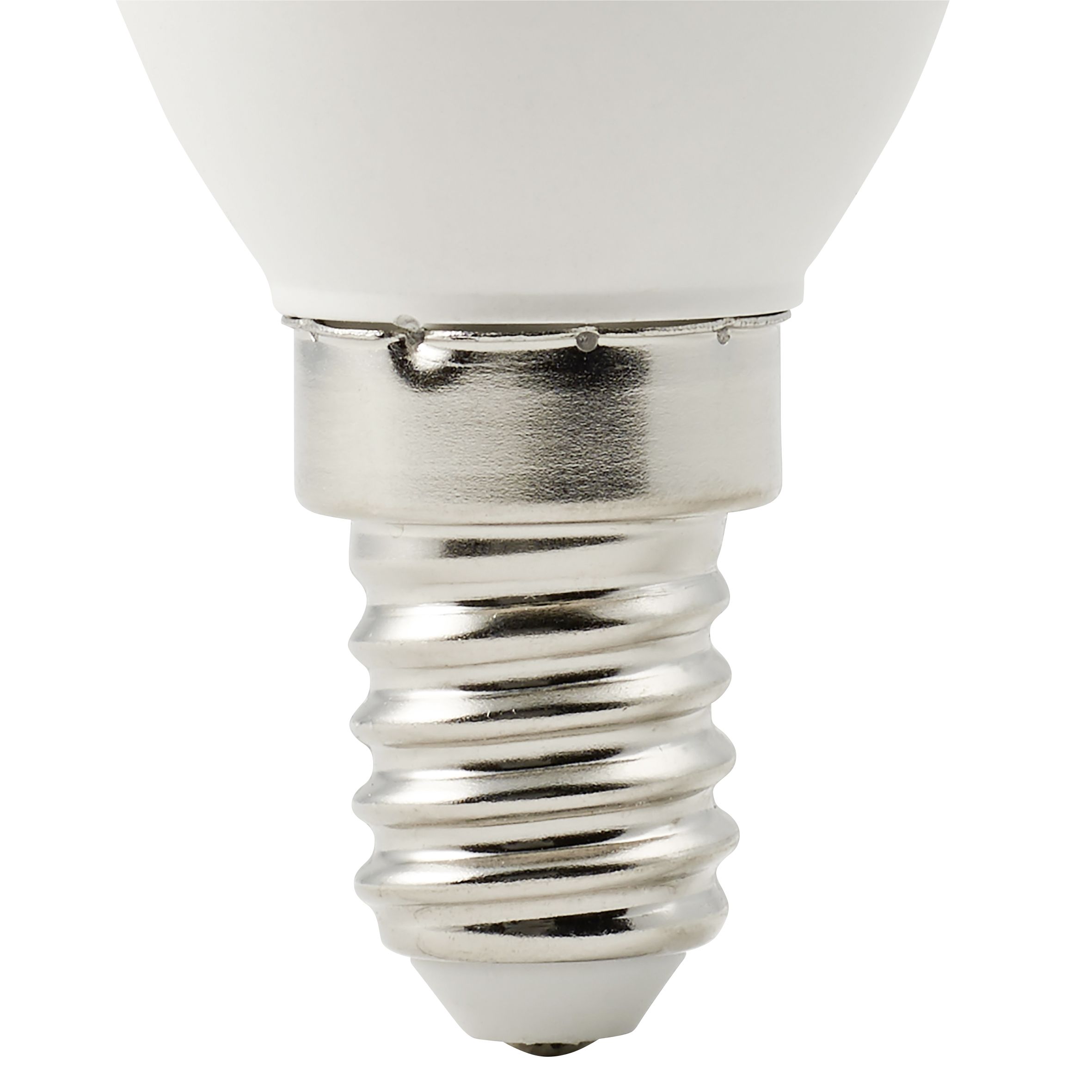 Diall 4.2W 470lm Frosted Mini globe Neutral white LED Light bulb