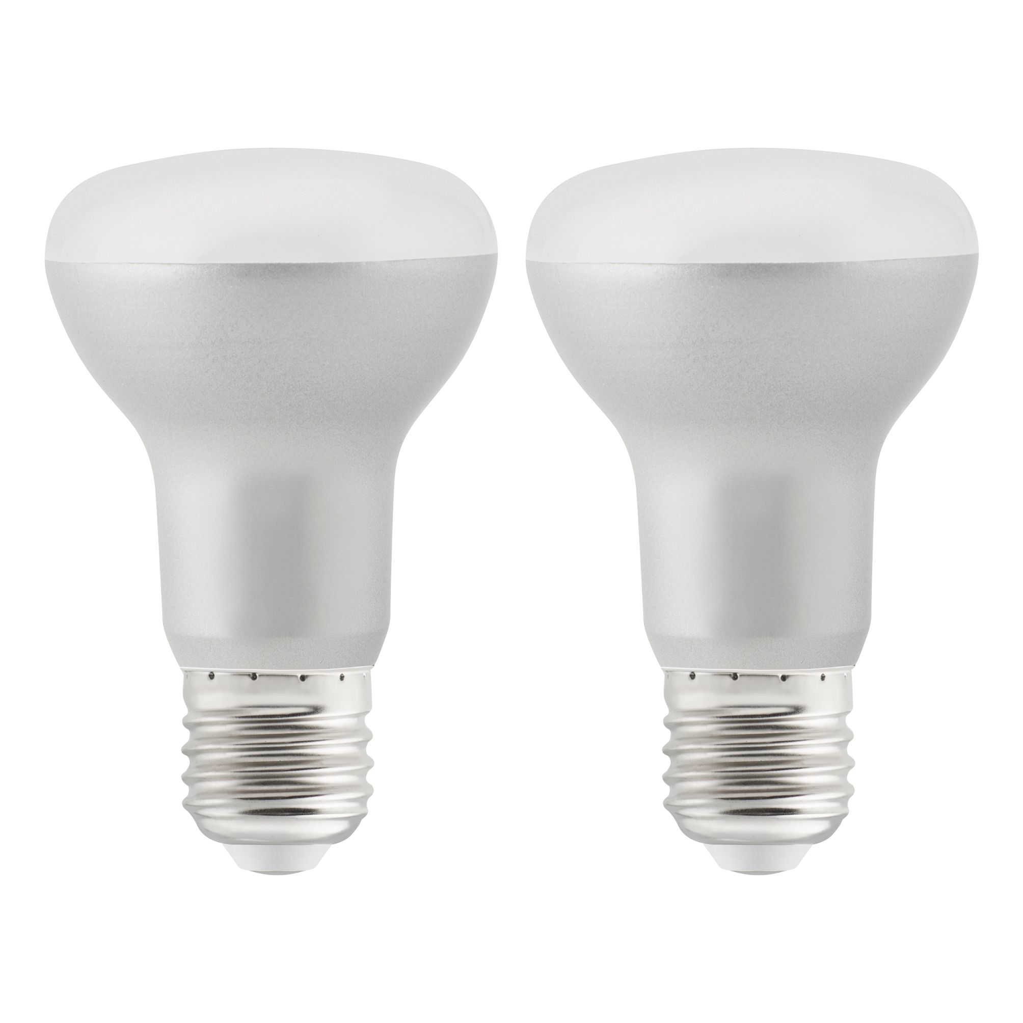 Diall 4.2W 470lm Frosted Reflector (R63) Warm white LED Light bulb, Pack of 2