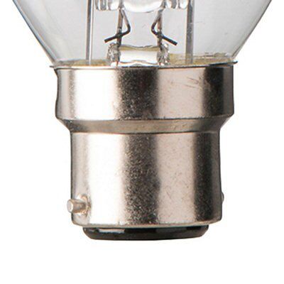 Diall 46W Mini globe Halogen Dimmable Light bulb Pack of 3