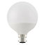 Diall 7.3W 806lm Frosted Globe Warm white LED Light bulb