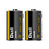 Diall Alkaline D (LR20) Battery, Pack of 2