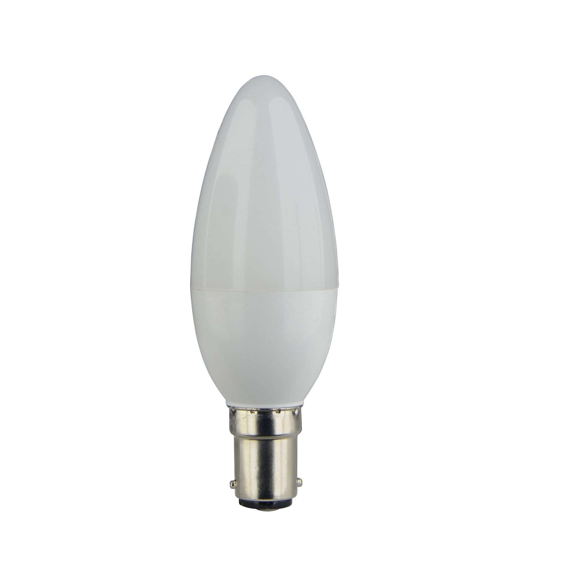 Diall B15 2.2W 250lm Frosted Candle Neutral white LED Light bulb