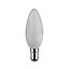 Diall B15 2.2W 250lm Frosted Candle Neutral white LED Light bulb