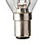 Diall B15 30W Candle Halogen Dimmable Light bulb, Pack of 3