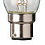 Diall B22 2W 250lm Candle LED Filament Light bulb
