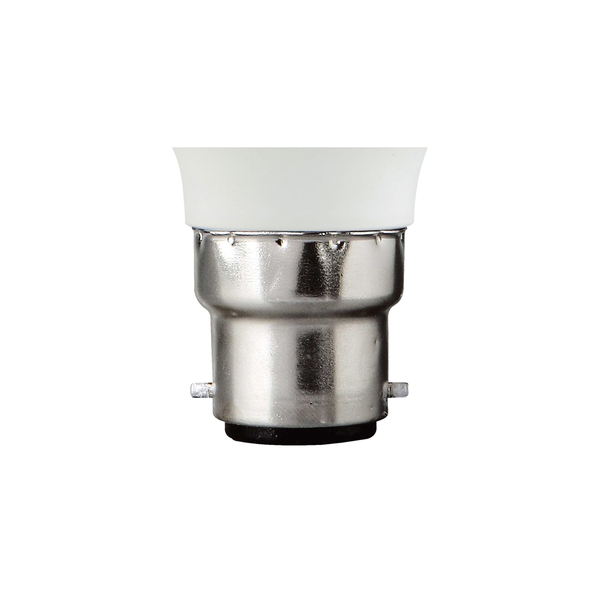 Diall B22 4.2W 470lm Frosted Mini globe Neutral white LED Light bulb