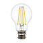 Diall B22 5.9W 806lm Clear GLS Neutral white LED Dimmable Filament Light bulb