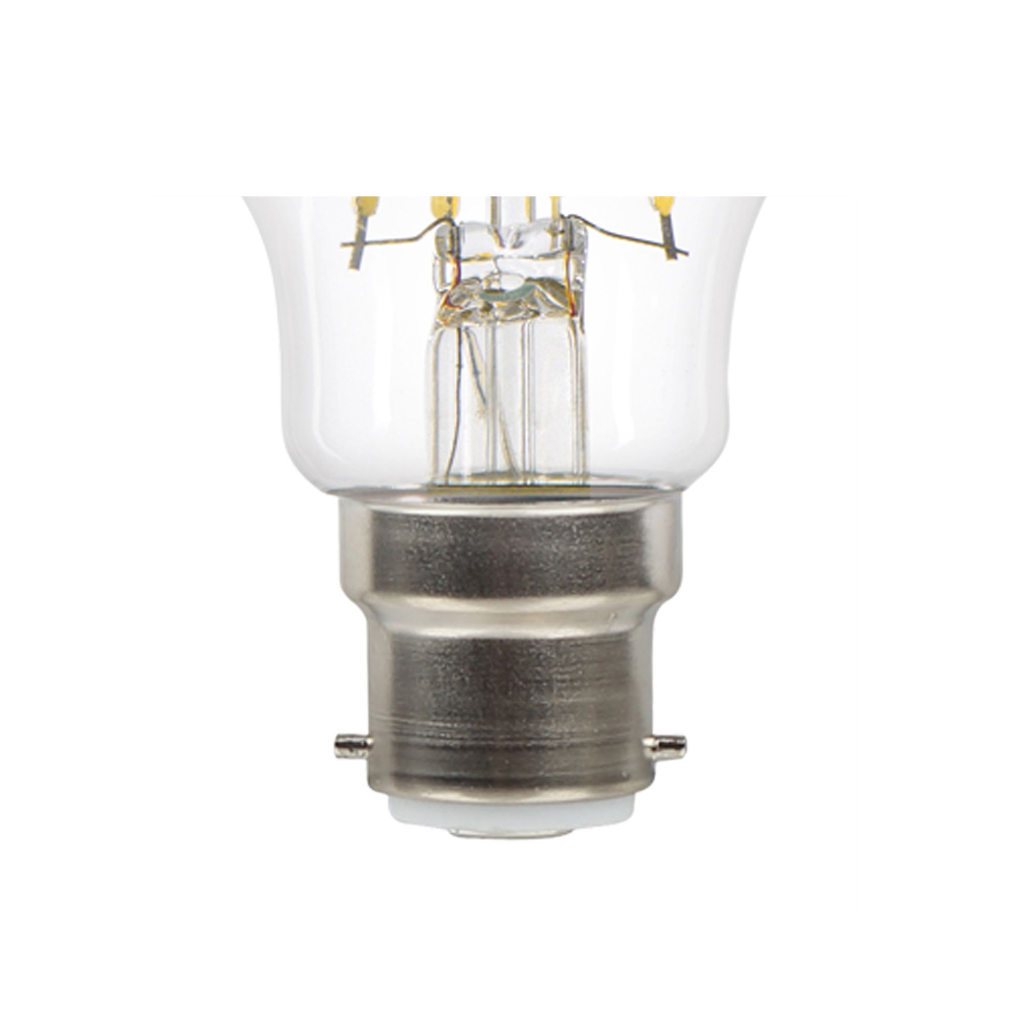 Diall B22 5.9W 806lm Clear GLS Neutral white LED Dimmable Filament Light bulb