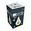 Diall B22 5W 250lm Amber Balloon Warm white LED Filament Light bulb