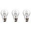 Diall B22 77W Classic Halogen Dimmable Light bulb, Pack of 3