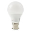 Diall B22 7W 470lm GLS Warm white LED Light bulb, Pack of 3