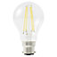 Diall B22 7W 806lm GLS Warm white LED Dimmable Light bulb