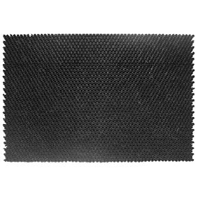 Diall Black Door mat (L)0.4m (W)0.6m