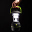 Diall Black & green Battery-powered LED Lantern