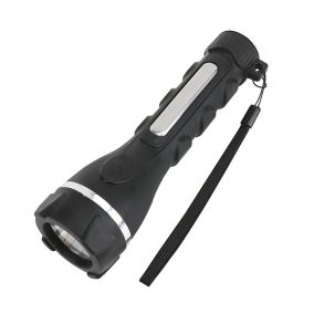 Diall Black Non-rechargeable 50lm LED Torch