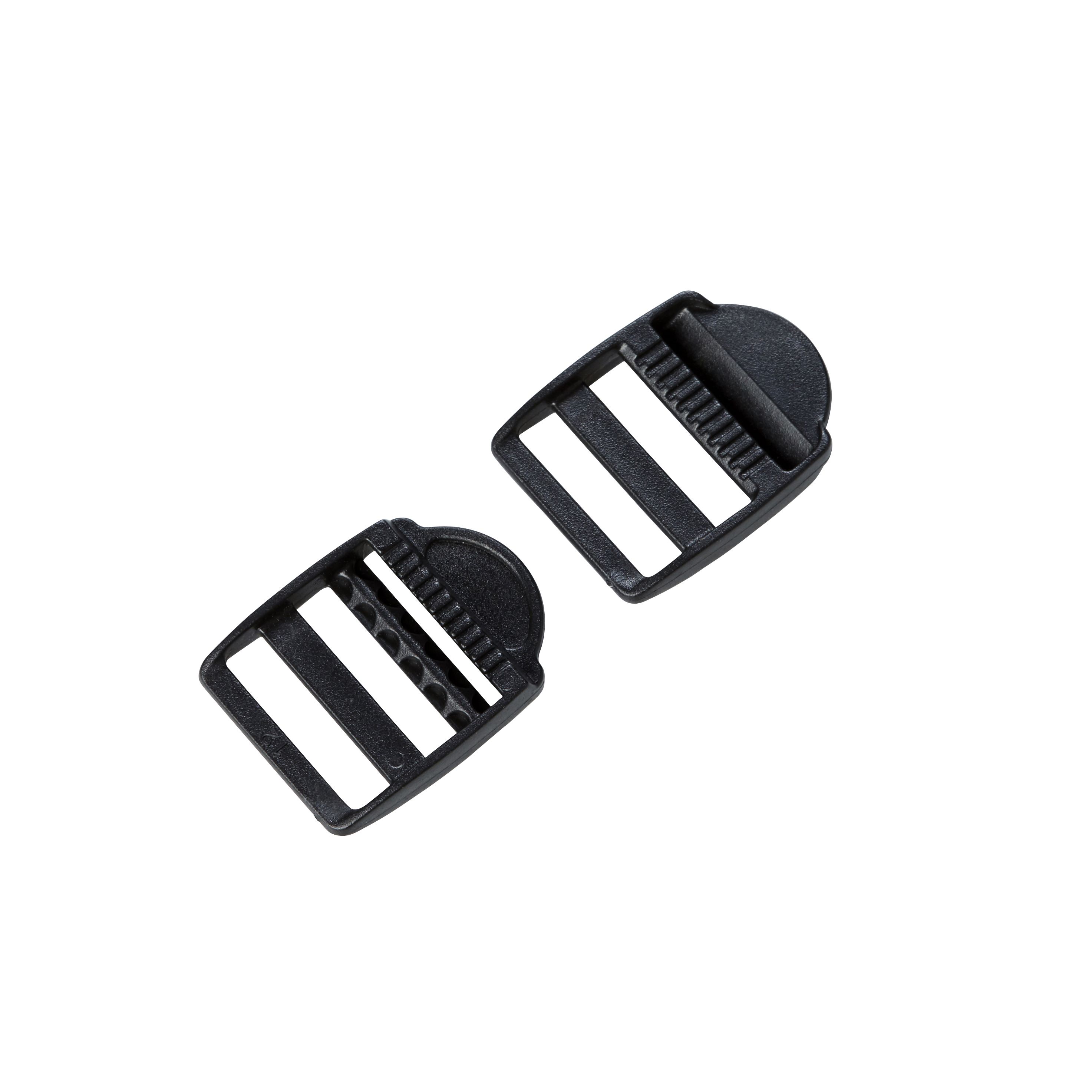 Diall Black Nylon Buckle (W)25mm, Pack of 2