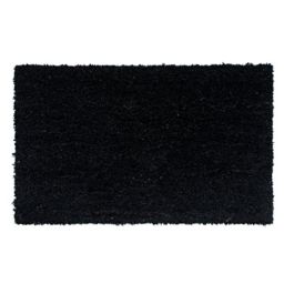 Diall Black Plain Coir Door mat (L)750mm (W)450mm