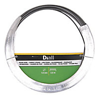 Diall Black Steel Piano wire, (L)5.5m (Dia)1.5mm