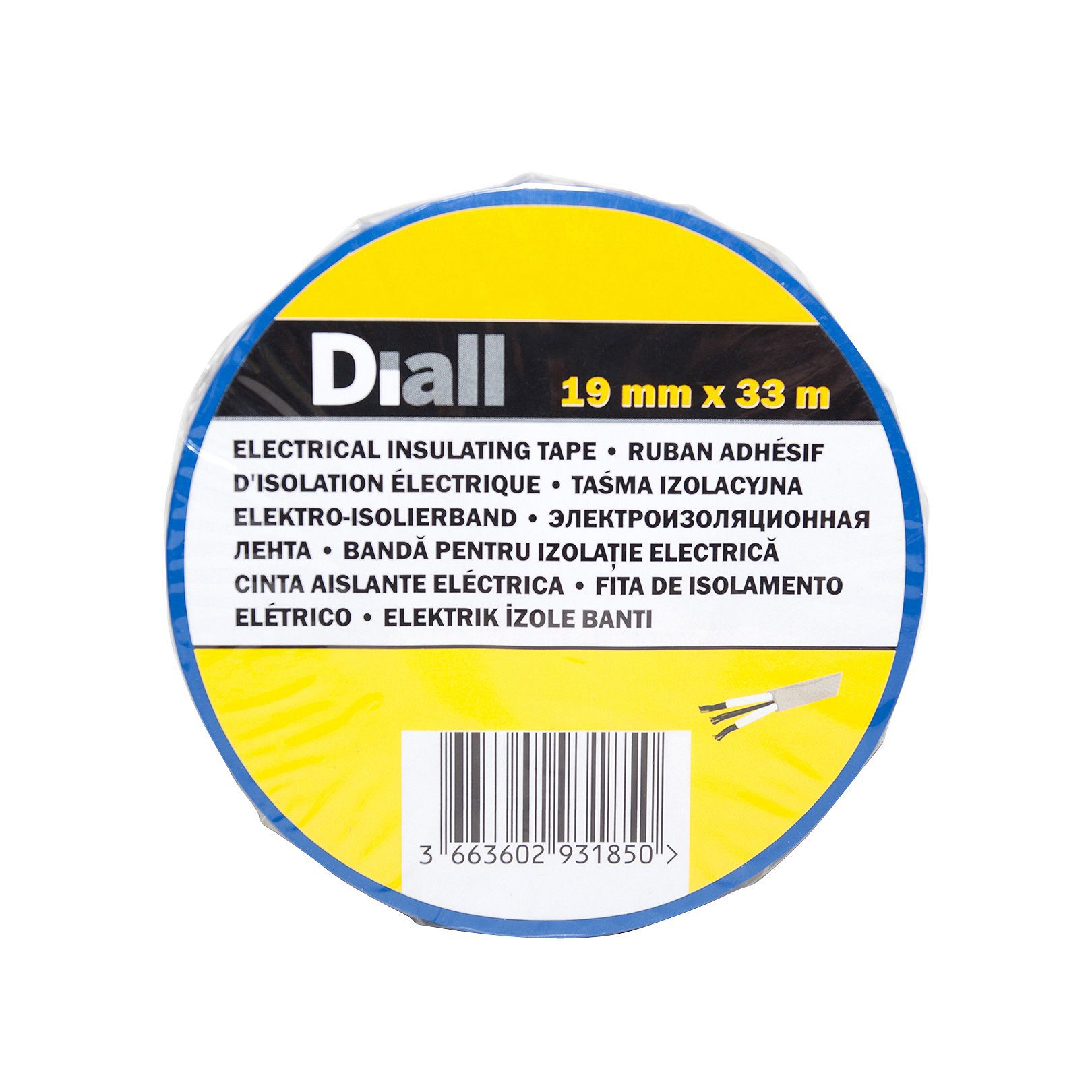 Diall Blue Electrical Tape (L)33m (W)19mm