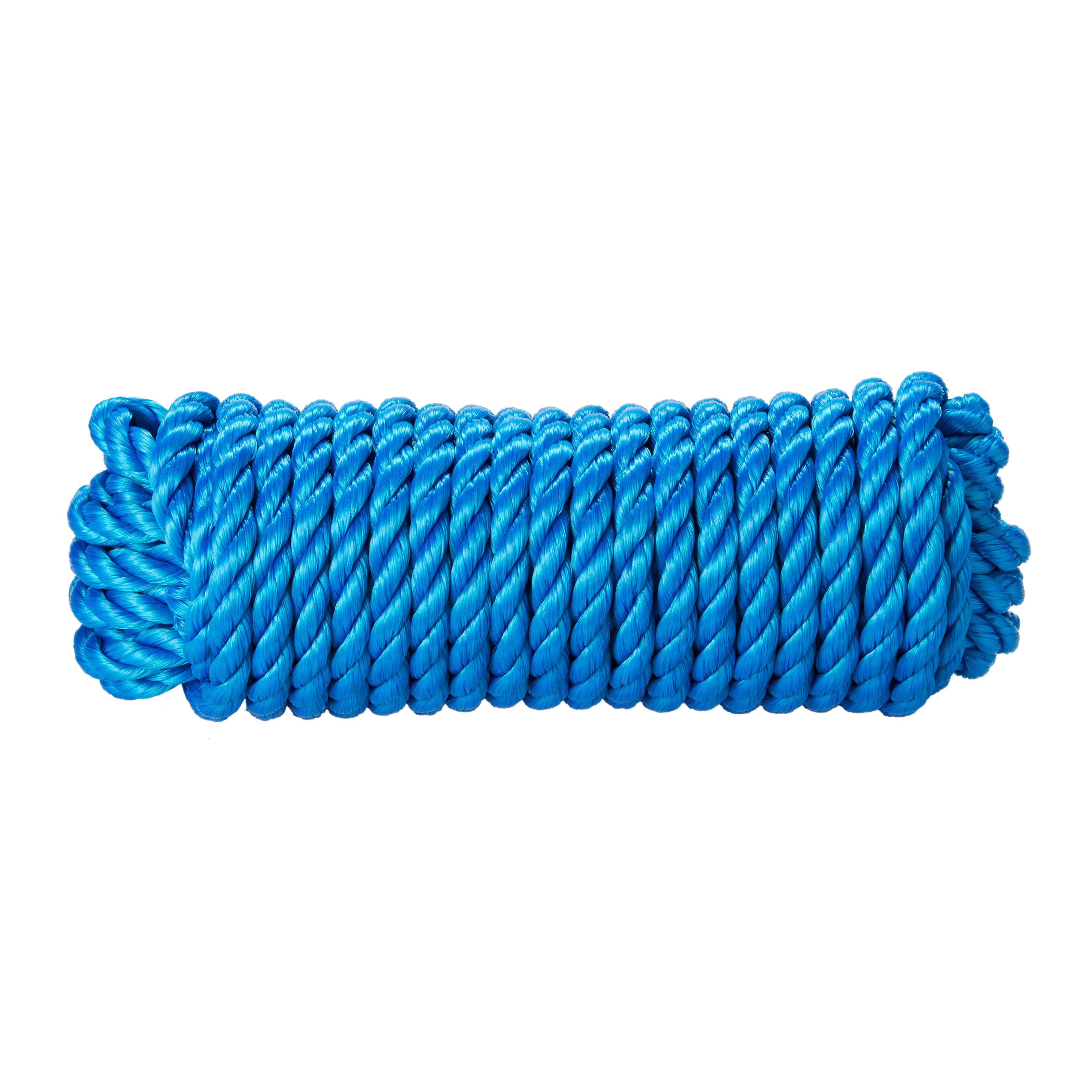 Diall Blue Polypropylene (PP) Twisted rope, (L)15m (Dia)12mm