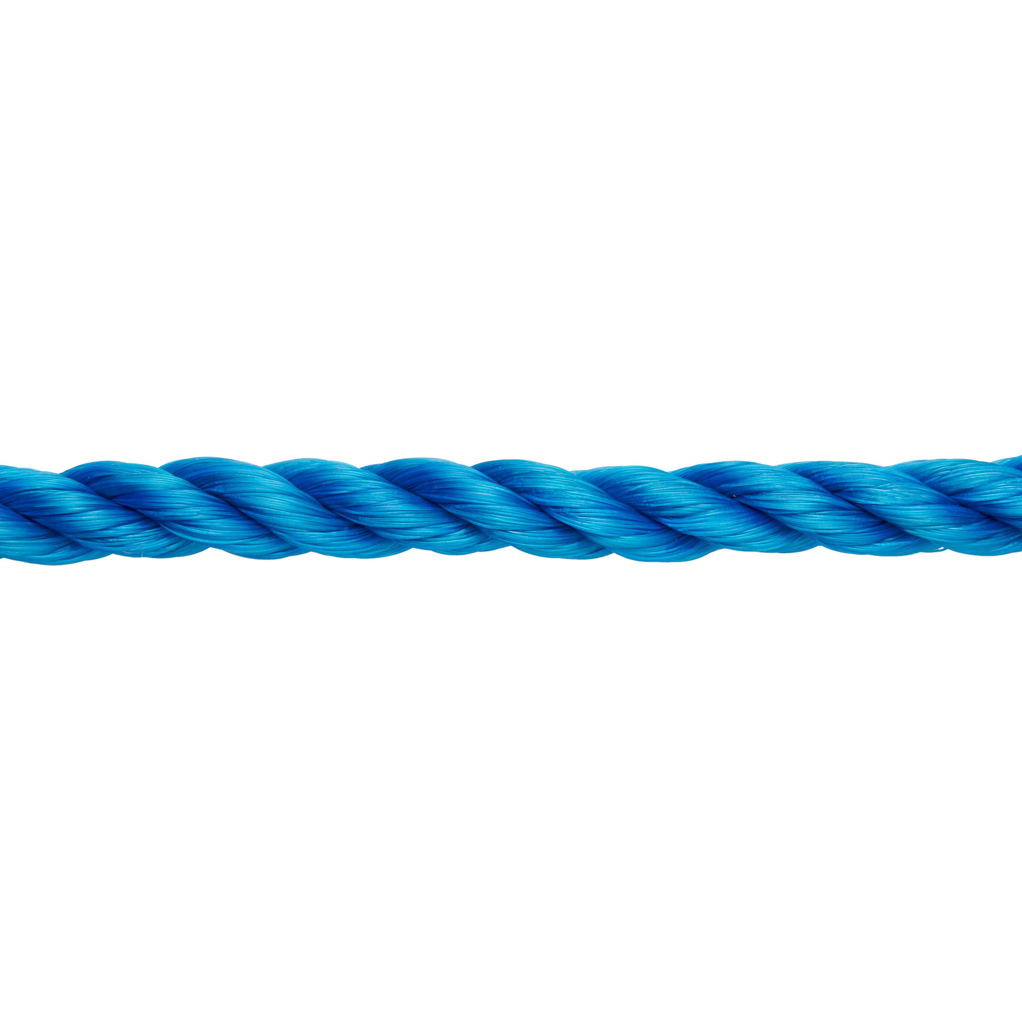 Diall Blue Polypropylene (PP) Twisted rope, (L)15m (Dia)12mm