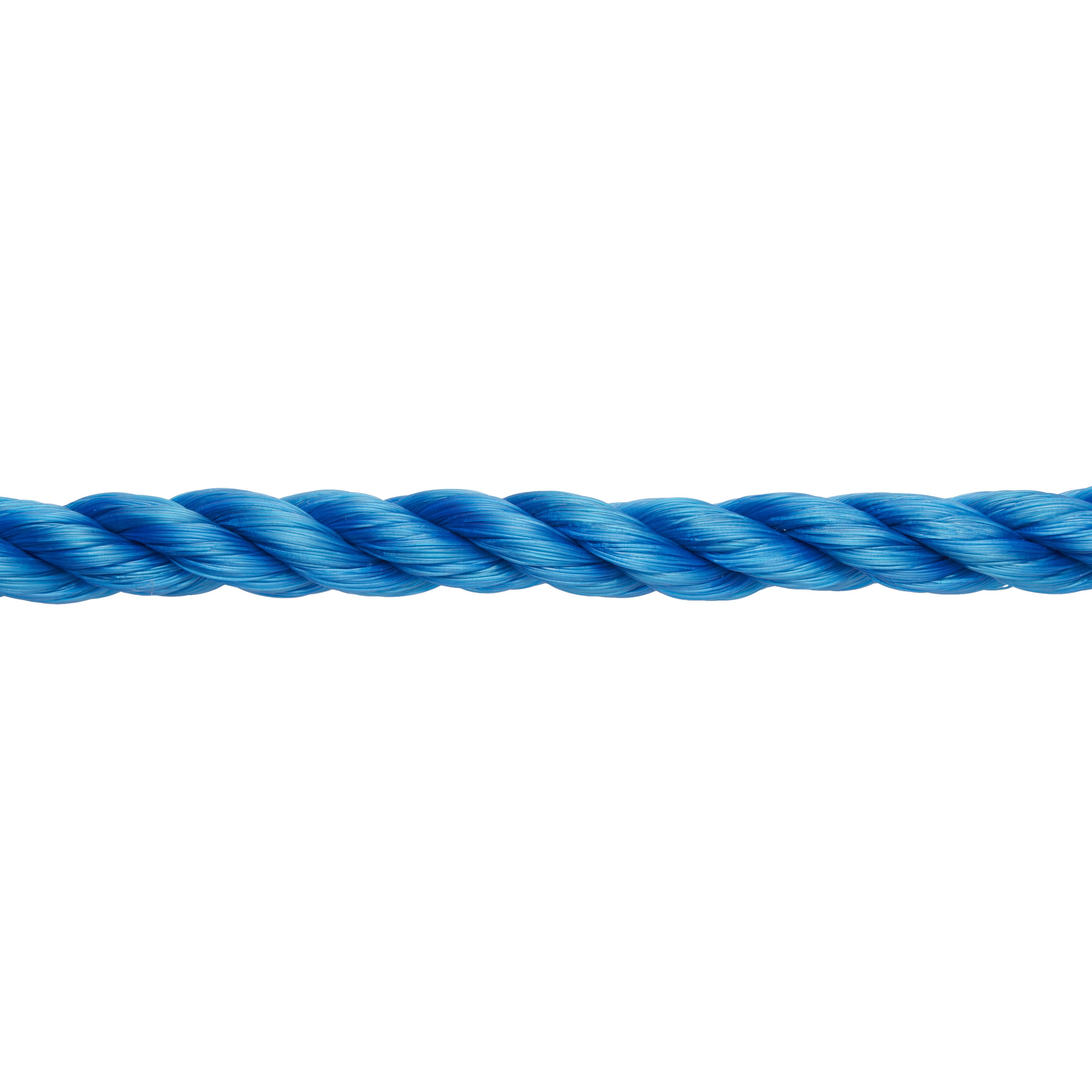 Diall Blue Polypropylene (PP) Twisted rope, (L)7.5m (Dia)12mm