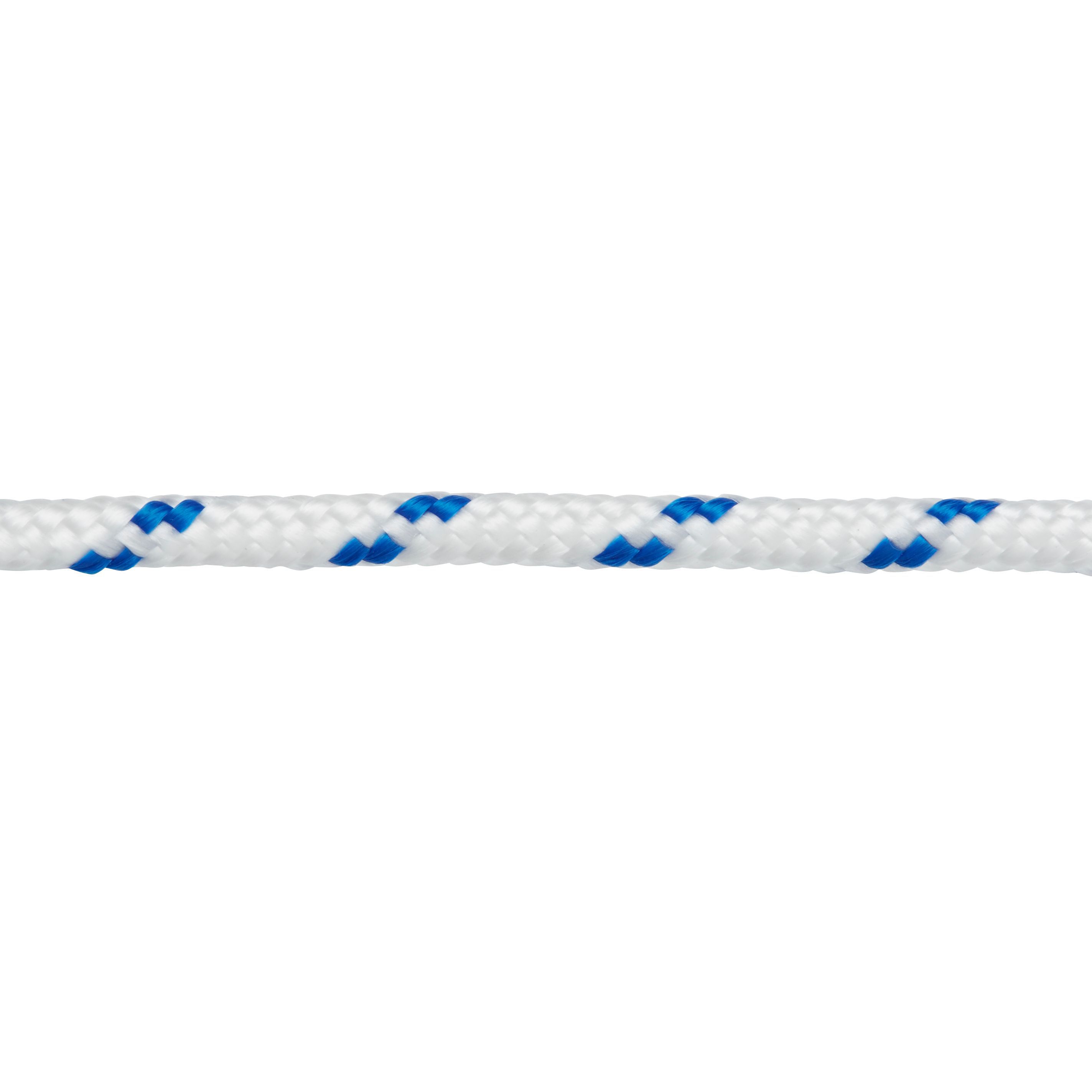 Diall Blue & white Polypropylene (PP) Braided rope, (L)20m (Dia)6mm