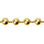 Diall Brass-plated Brass Bead Chain, (L)2.5m (Dia)2mm