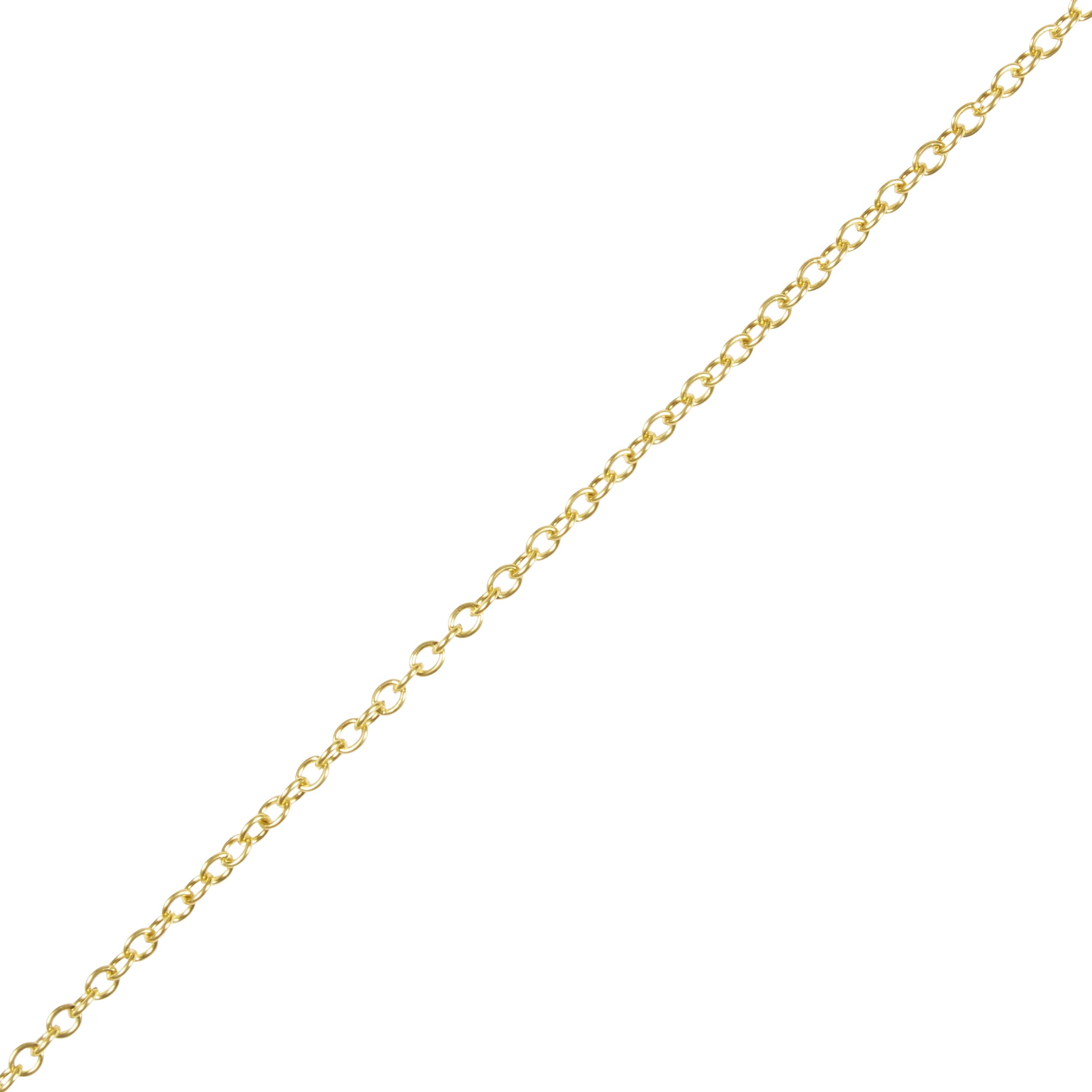 Diall Brass-plated Brass Signalling Chain, (L)2.5m (Dia)1.3mm