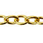 Diall Brass-plated Steel Signalling Chain, (L)2.5m (Dia)1.1mm