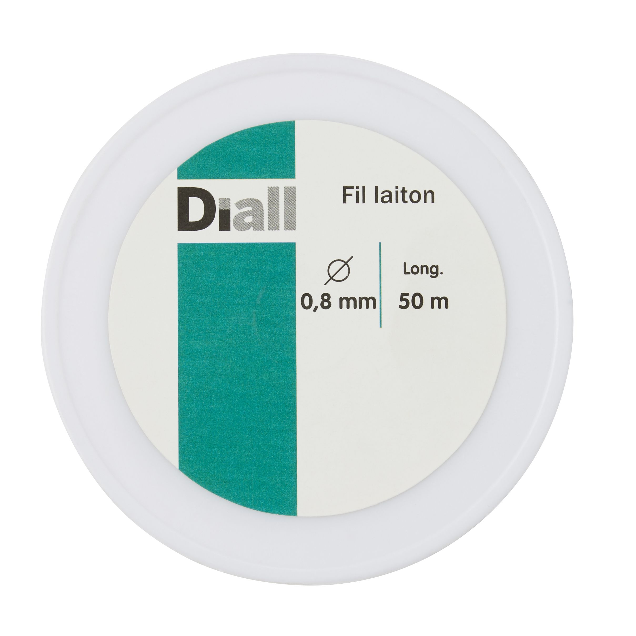 Diall Brass Wire, (L)50m (Dia)0.8mm