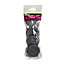 Diall Brown Acrylonitrile butadiene styrene (ABS) & polystyrene (PS) Leg protectors (Dia)60mm, Pack of 4