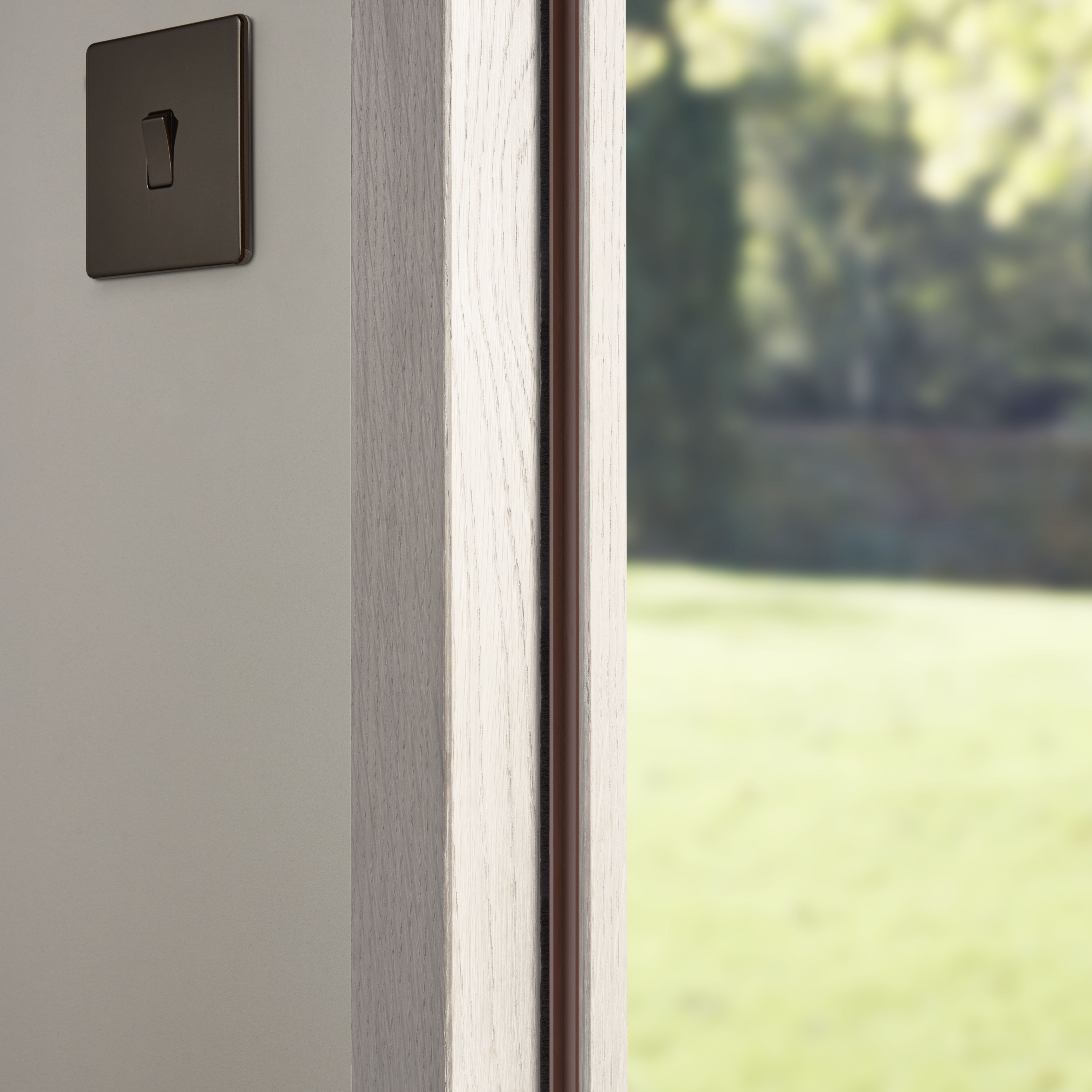 Diall Brown PVC Draught excluder, (L)1.05m