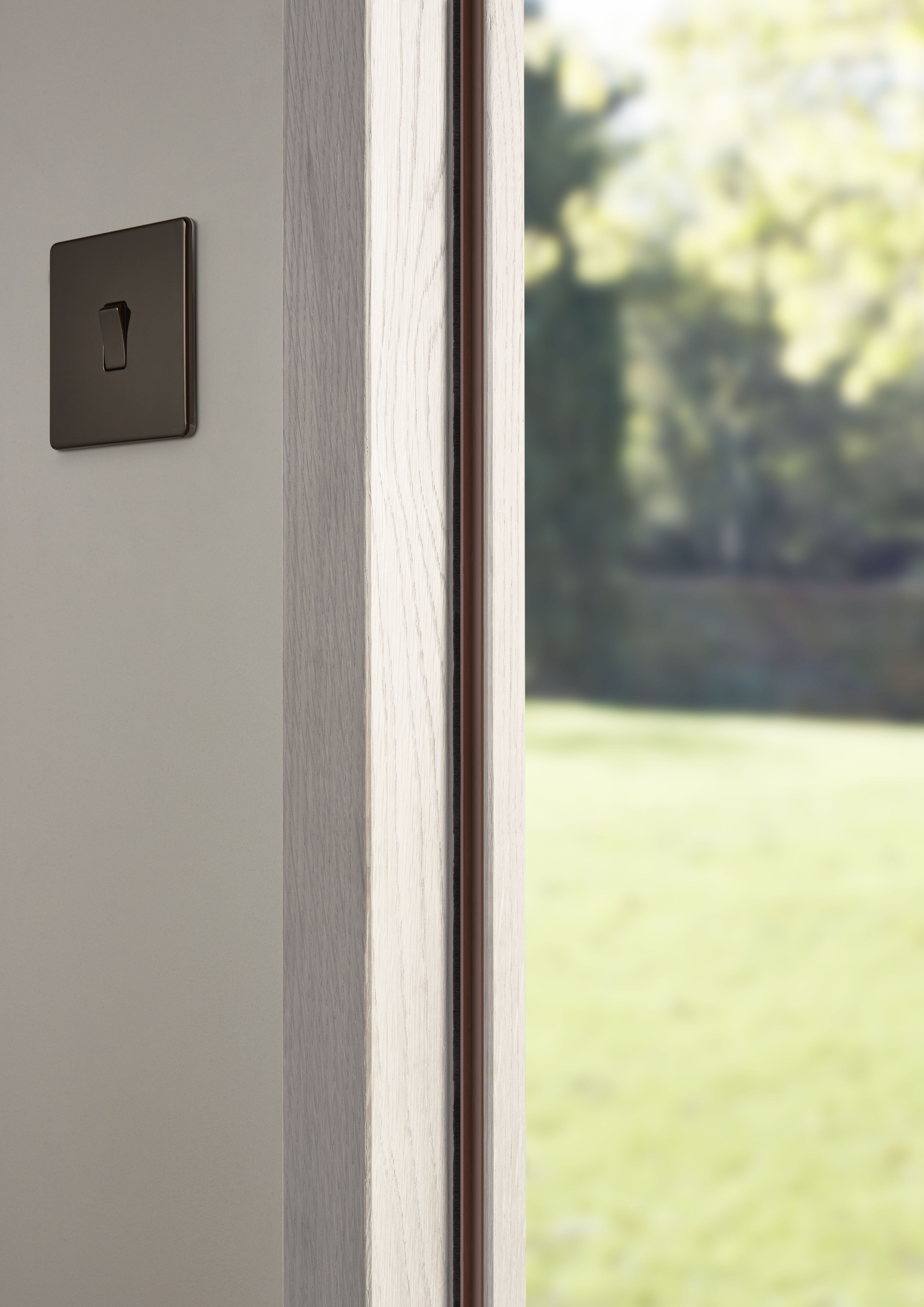 Diall Brown PVC Draught excluder, (L)1.05m