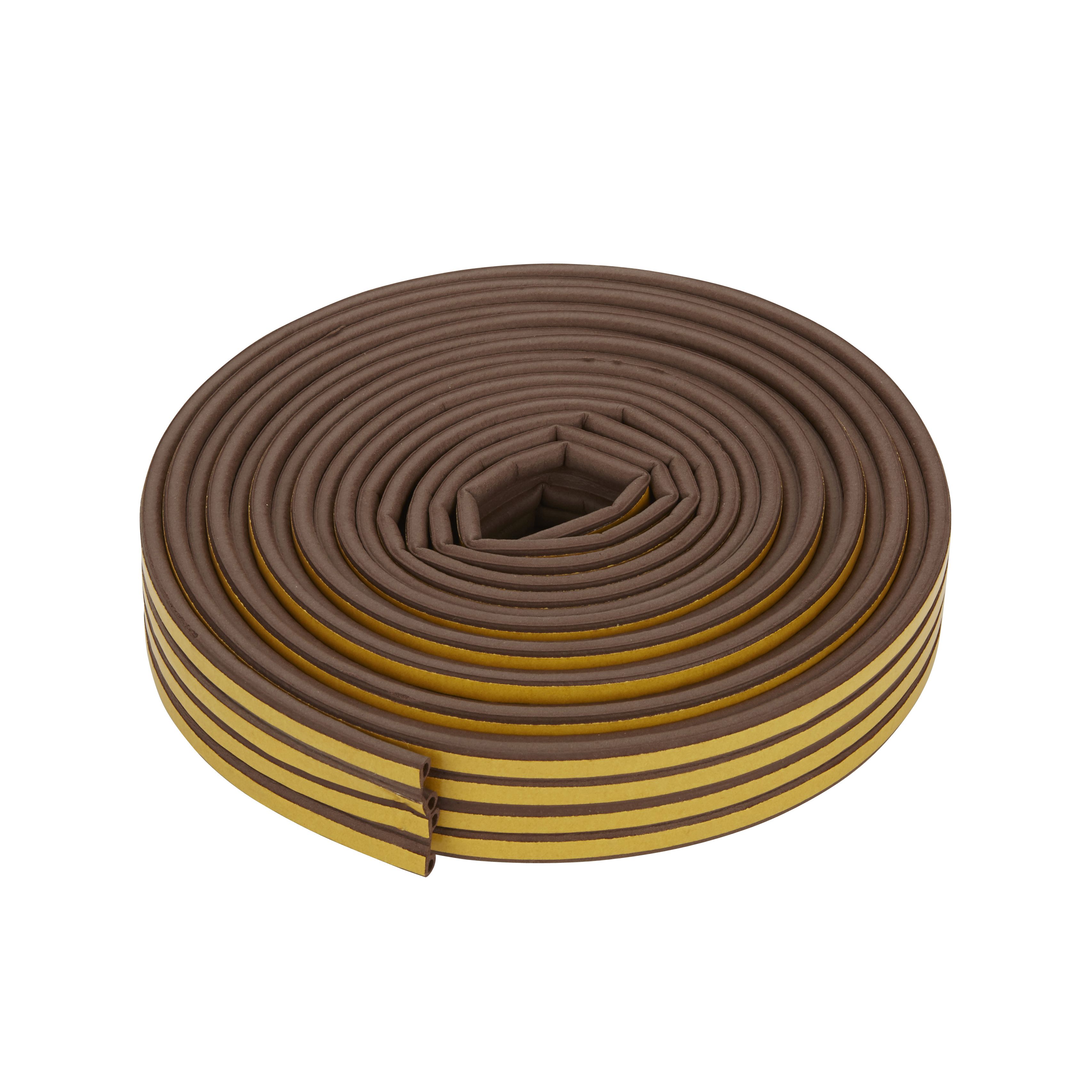Diall Brown Self-adhesive Draught seal (L)24m (W)9mm (T)5mm