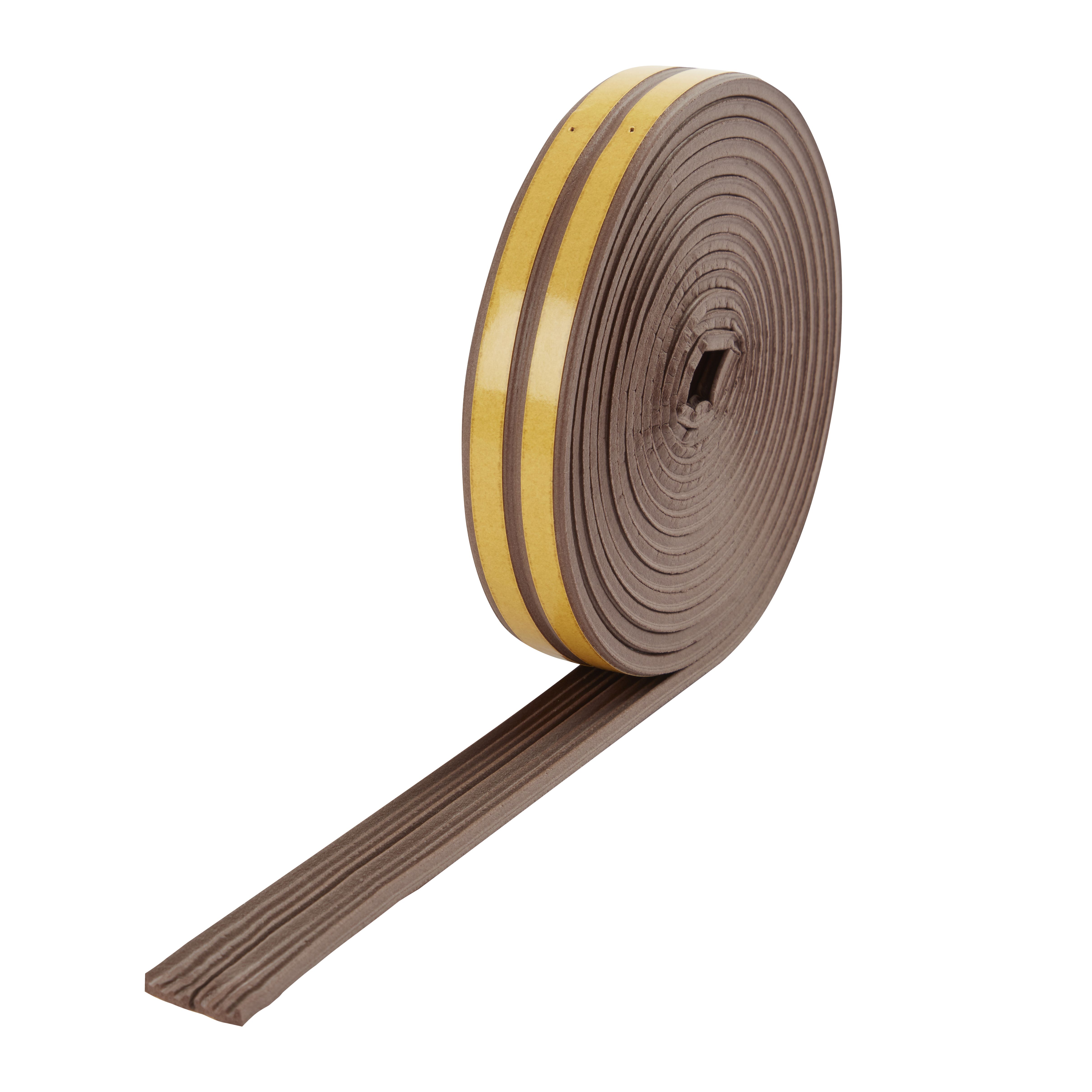 Diall Brown Self-adhesive Draught seal (L)6m (W)9mm (T)4mm