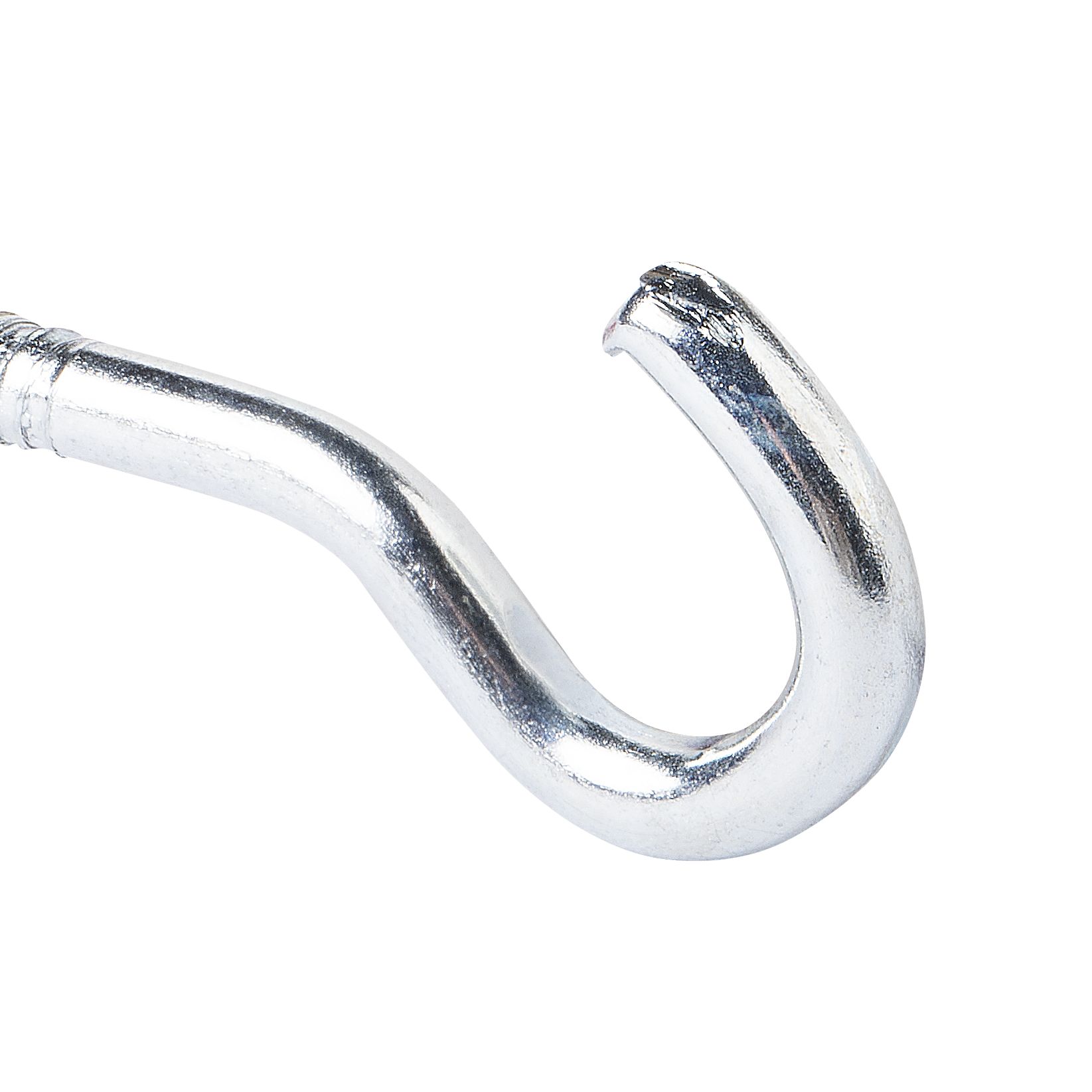 Diall C hook with wall plug (Dia)6mm (L)28mm, Pack of 2