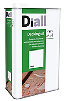 Diall Clear Decking Wood oil, 2.5L