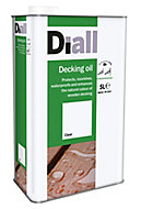 Diall Clear Decking Wood oil, 5L