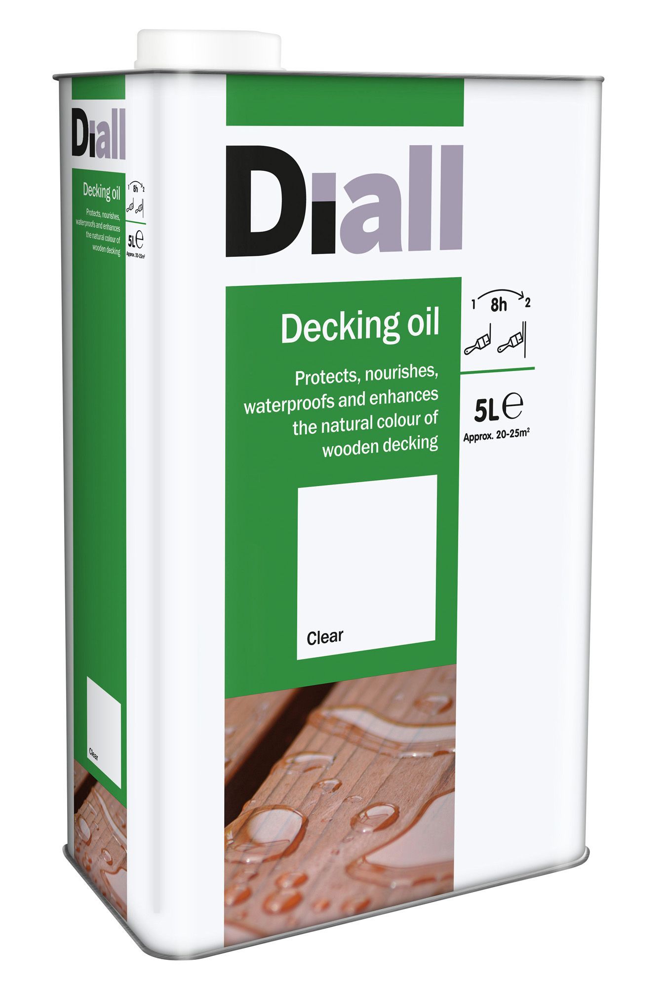 Diall Clear Decking Wood oil, 5L