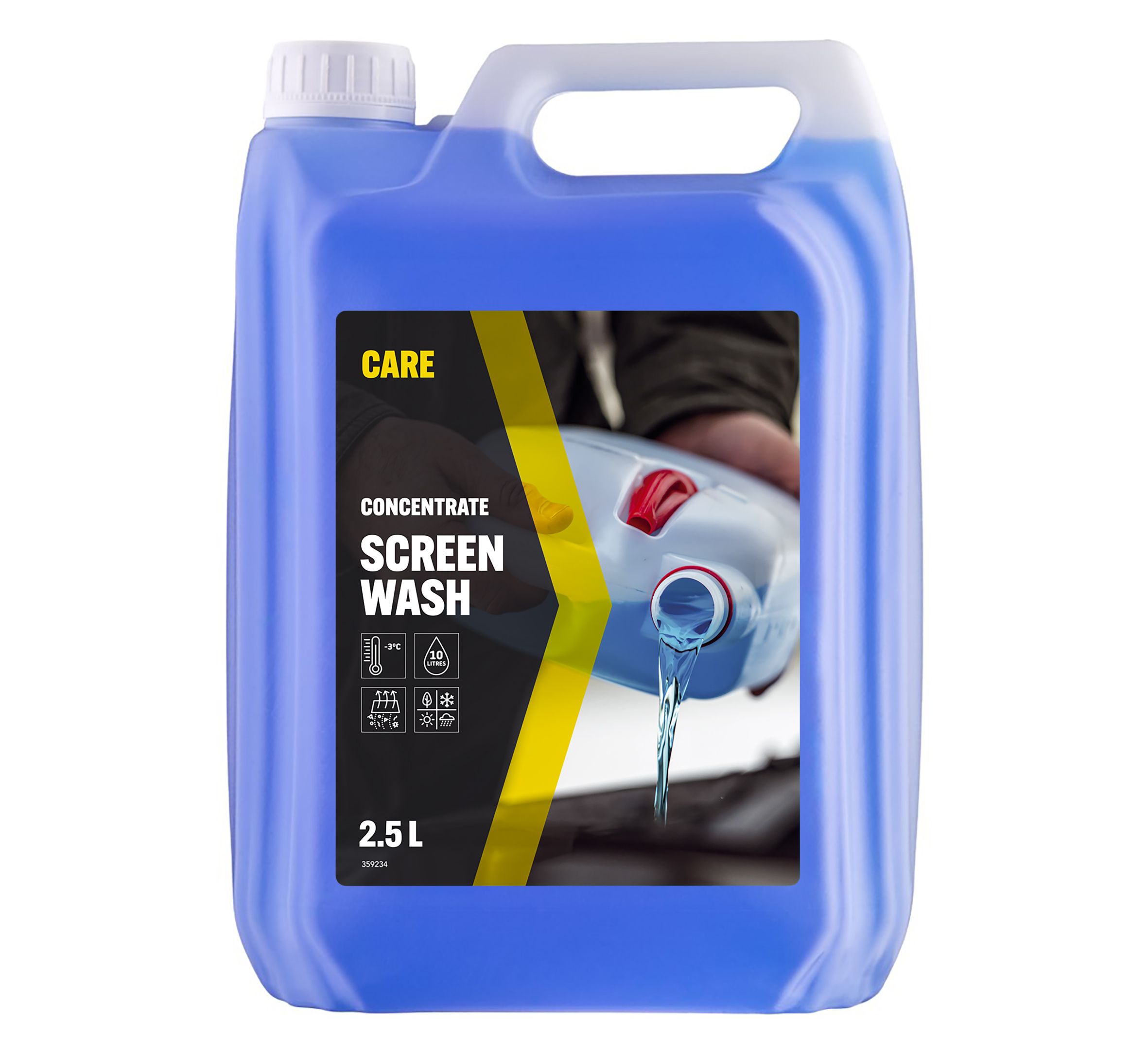Diall Concentrated Screenwash, 2.5L Jerry can