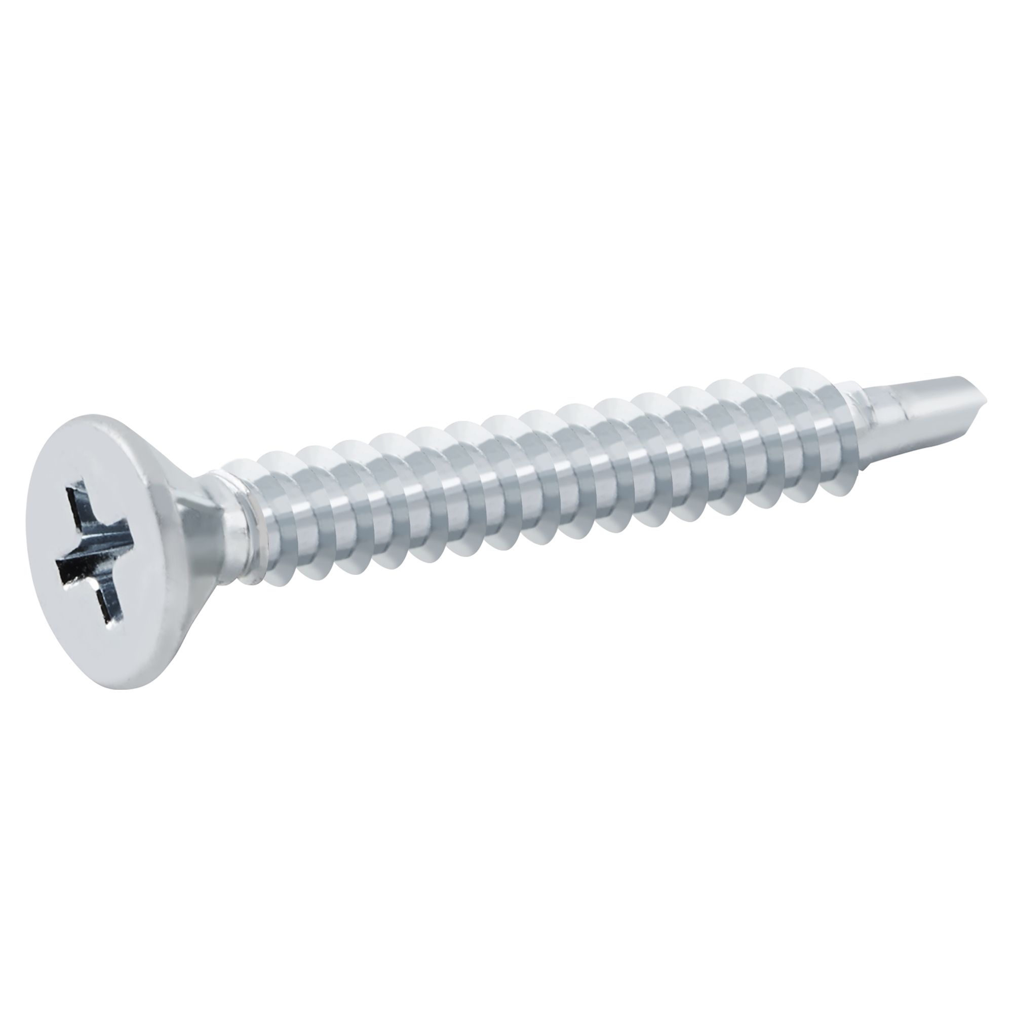 Diall Countersunk Zinc-plated Carbon steel Screw (Dia)4.8mm (L)38mm, Pack of 100