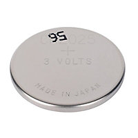 Diall CR2025 Button cell battery, Pack of 2
