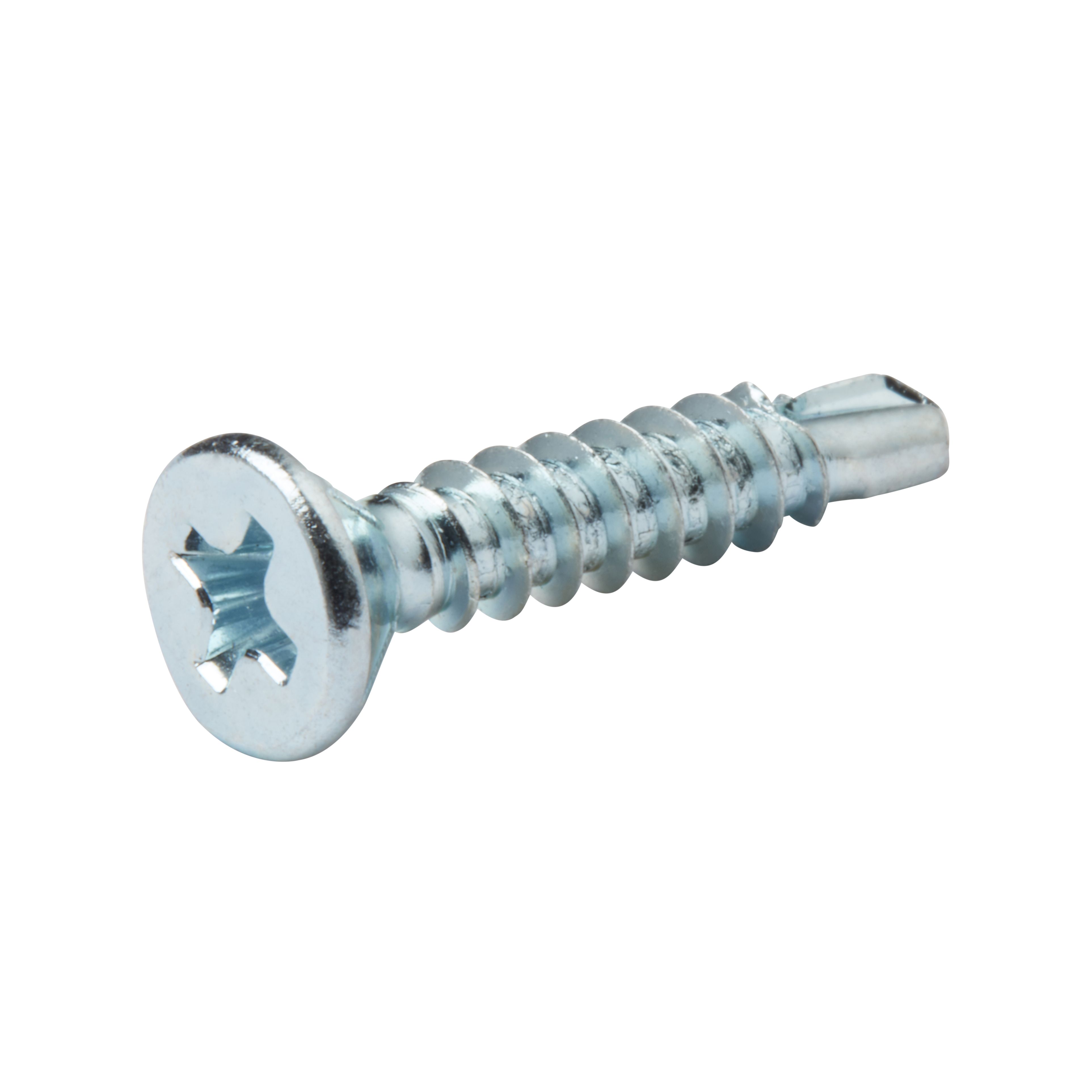 Diall Cruciform Philips Zinc-plated Carbon steel Screw (Dia)3.5mm (L)19mm, Pack of 25