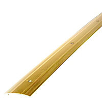 Diall D19P3G Polished Gold effect Threshold (L)90cm